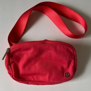 Lululemon coral red crossbody purse
